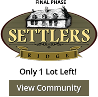 Settlers Ridge 1 lot left
